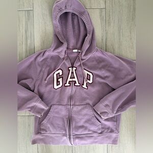 GAP Lavender Zip-Up Hoodie